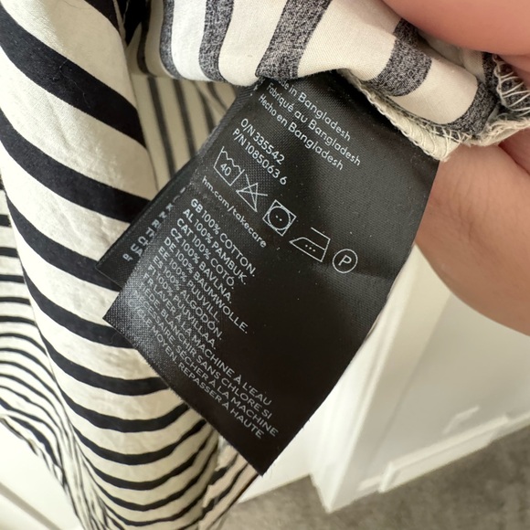 H&M Oversized Striped Oxford - Picture 5 of 5